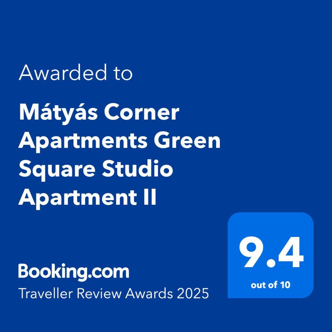 Matyas Corner Apartments Green Square Studio Apartment II Budapeste Exterior foto